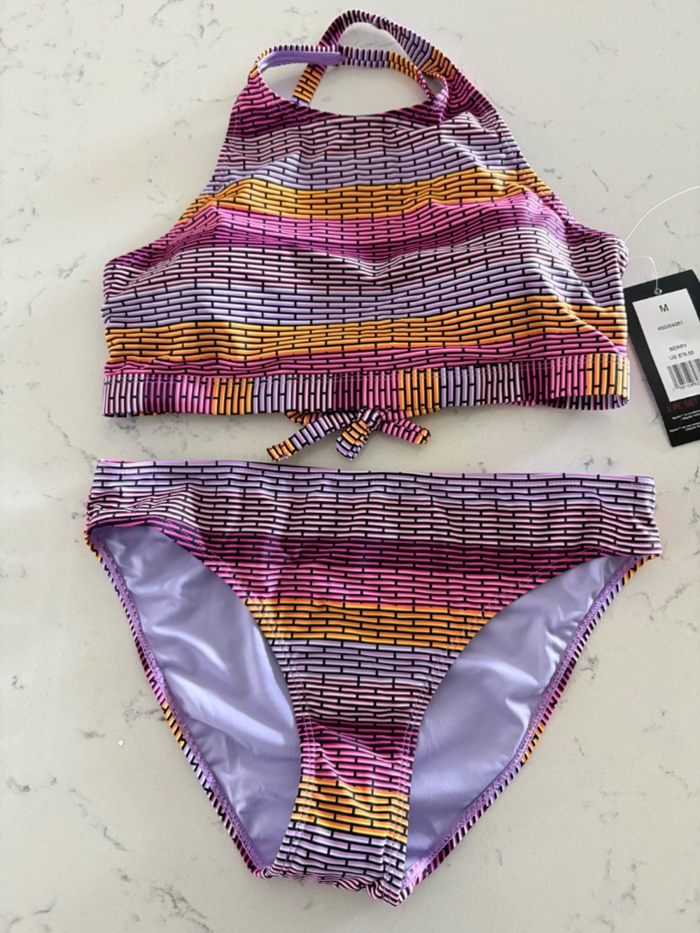 NWT Spyder Highneck Bikini